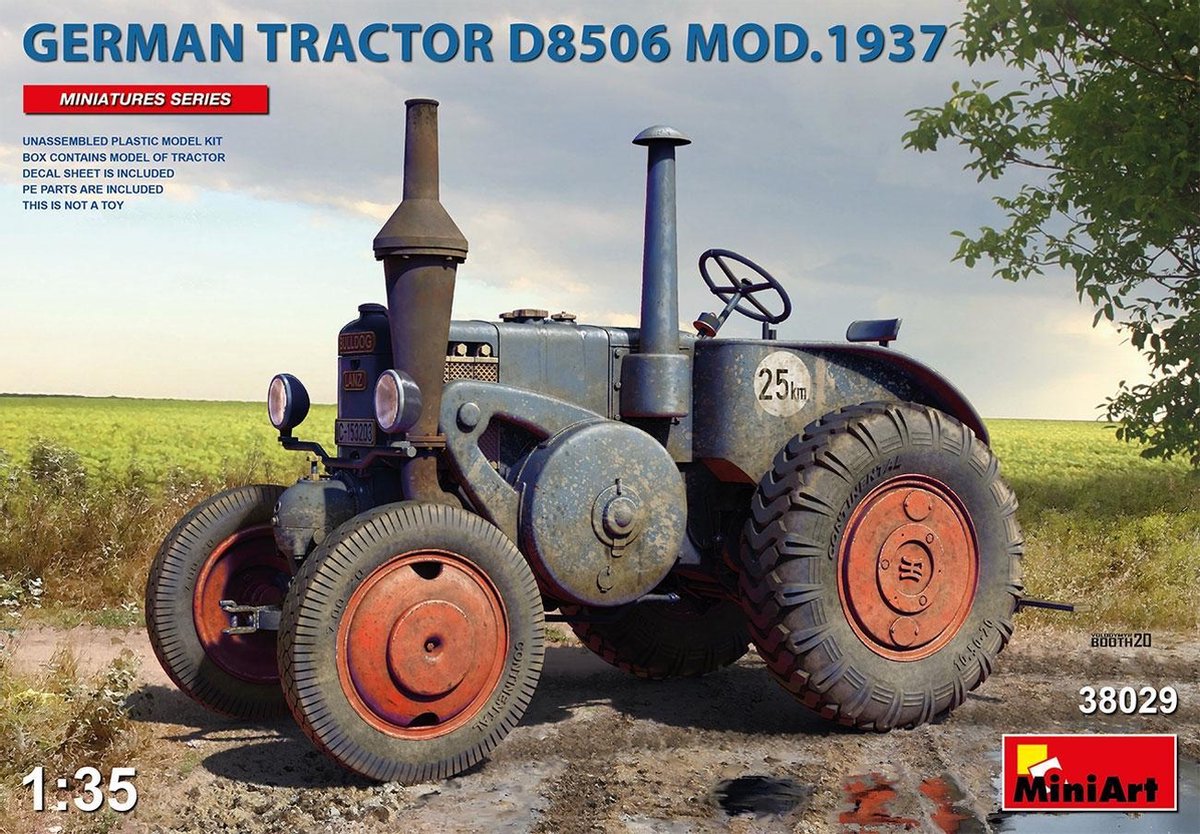 MiniArt | 38029 | German Tractor D8506 Mod.1937 | 1:35